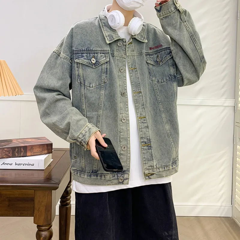 BOTH PLAY Denim Jackets Unisex-18