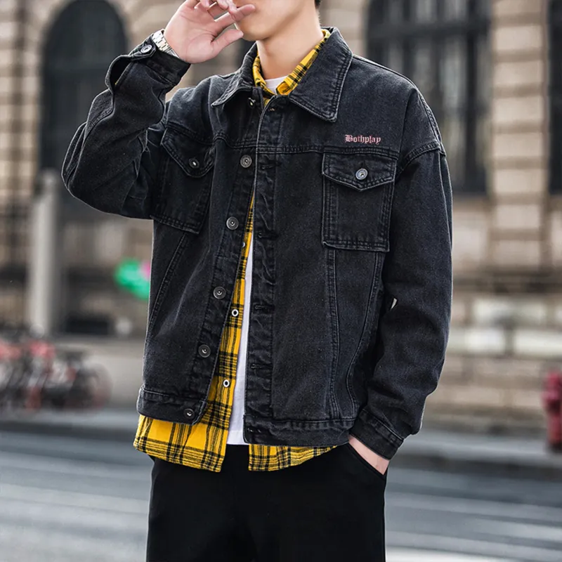 BOTH PLAY Denim Jackets Unisex-4