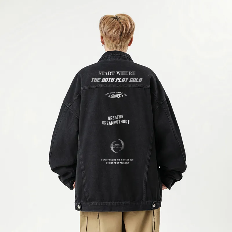 BOTH PLAY Denim Jackets Unisex-4