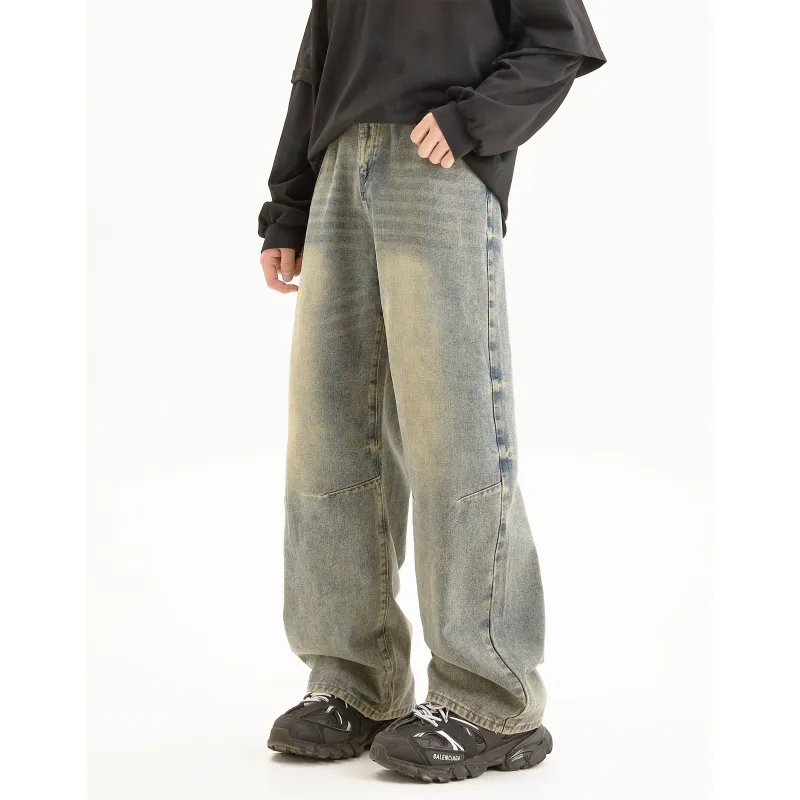 BOTH PLAY Jeans Unisex Yellow Mud-4