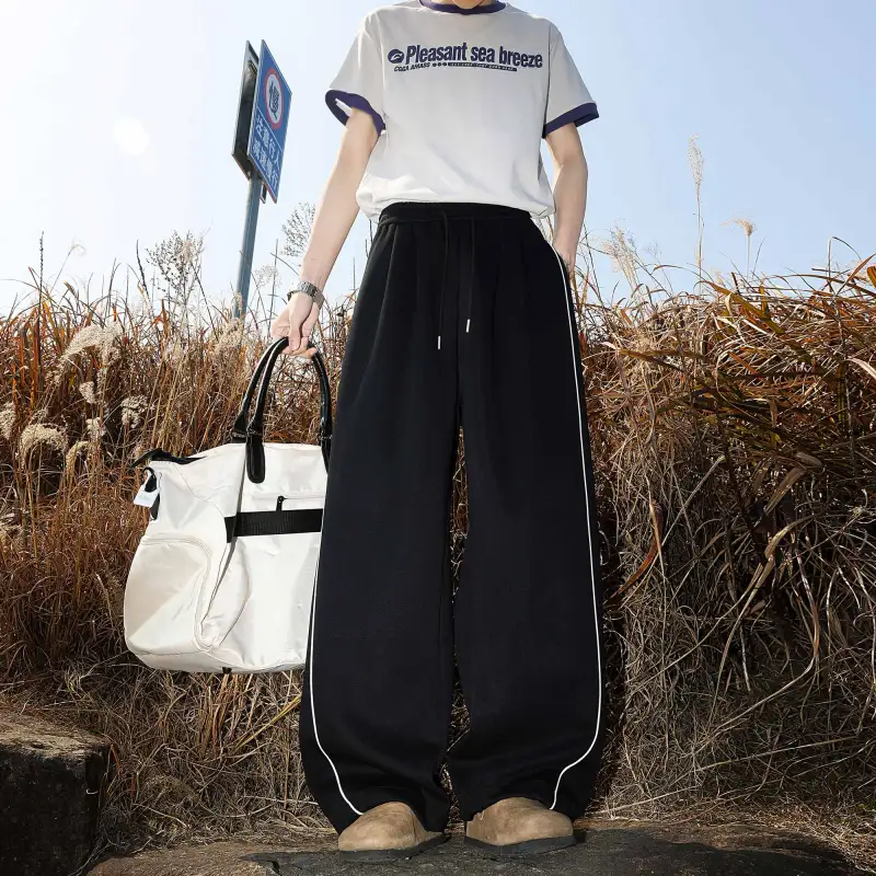BOTH PLAY Knitted Sports Pants Unisex-13