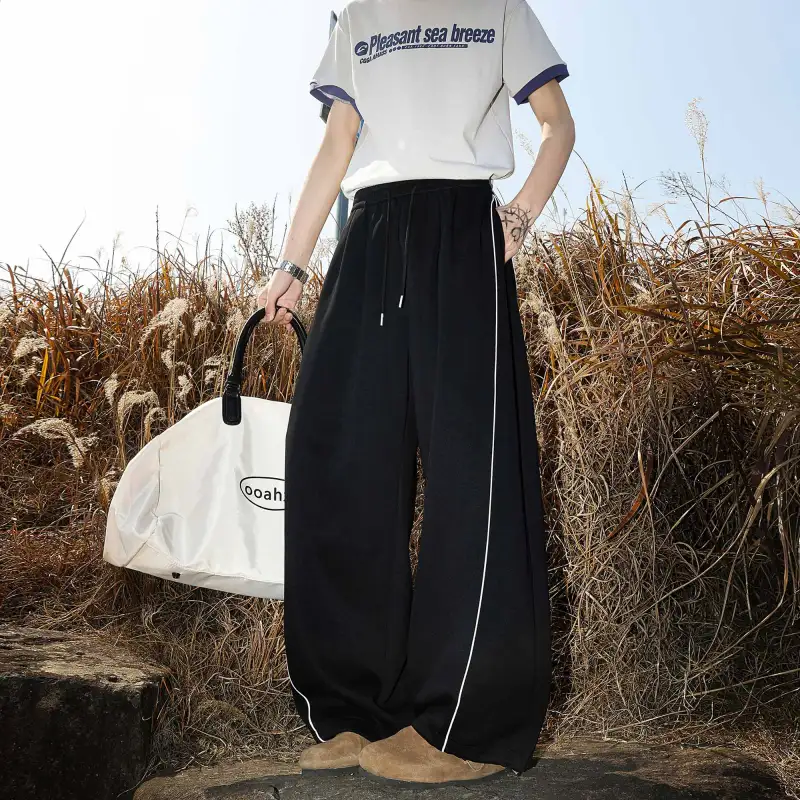BOTH PLAY Knitted Sports Pants Unisex-14