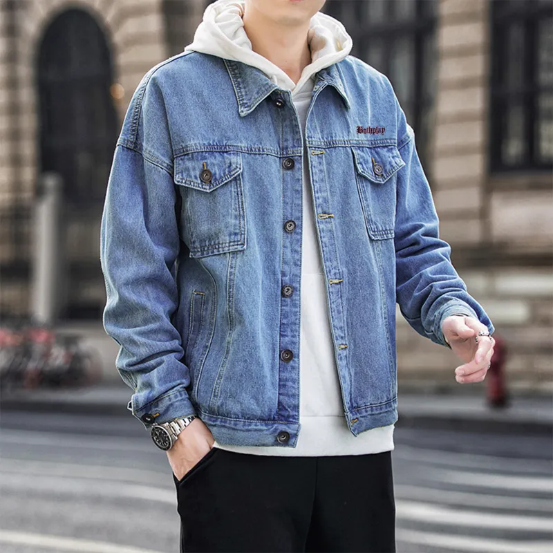 BOTH PLAY Denim Jackets Unisex-27