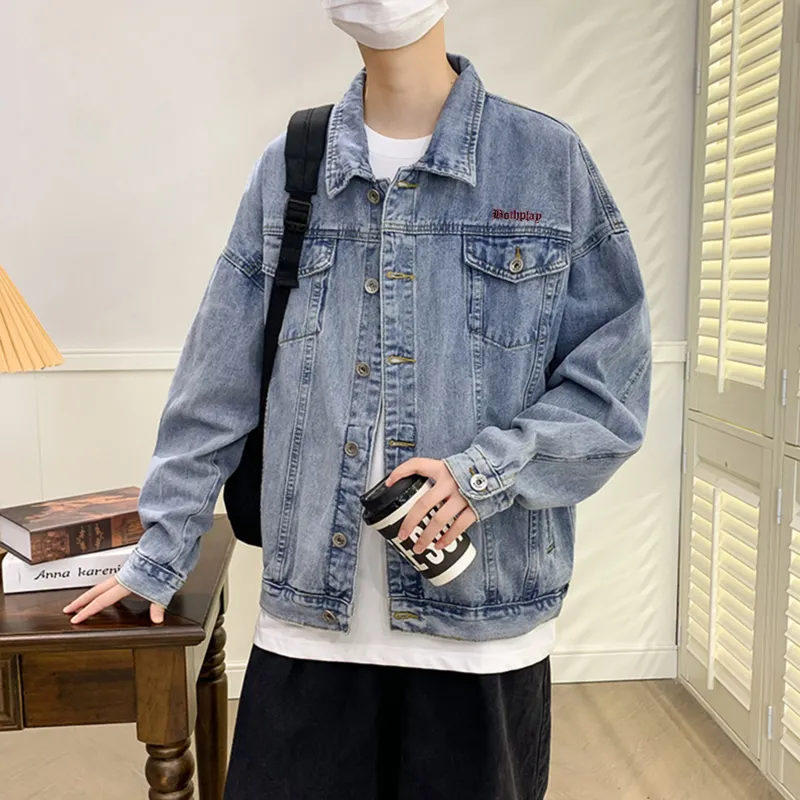 BOTH PLAY Denim Jackets Unisex-12