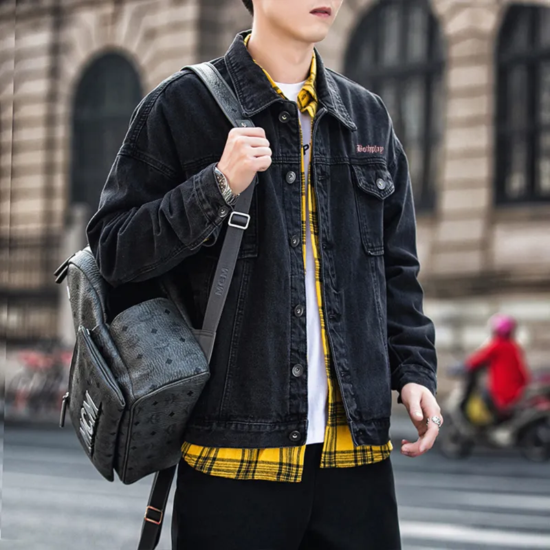 BOTH PLAY Denim Jackets Unisex-3