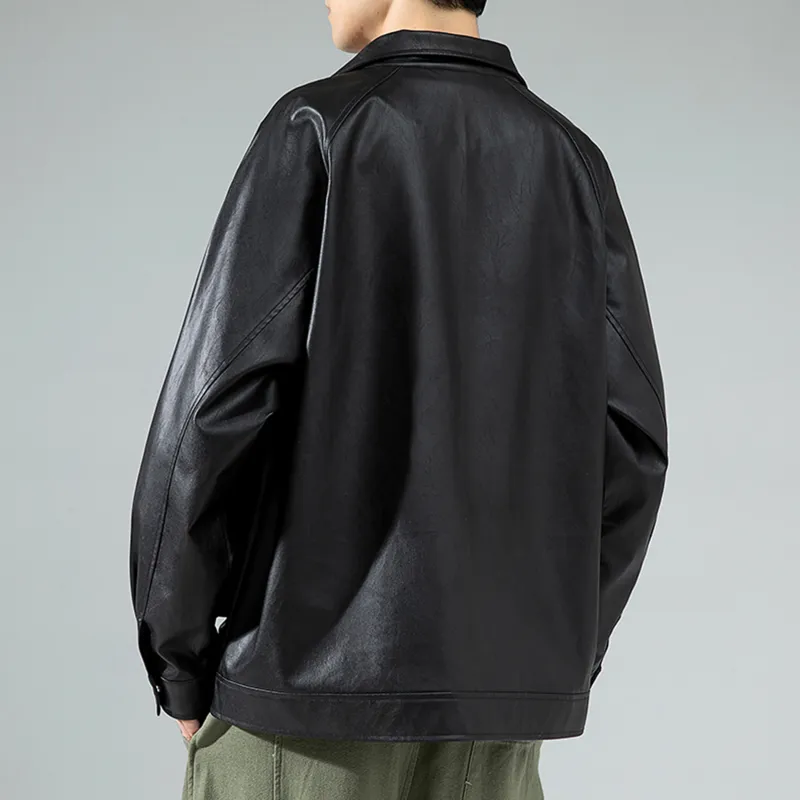 BOTH PLAY Leather Jacket Unisex-4