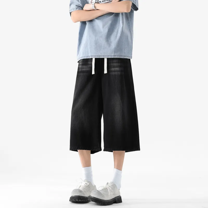 BOTH PLAY Denim Shorts Unisex-4