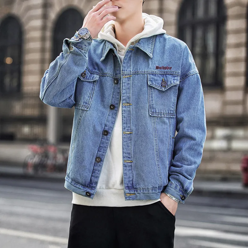 BOTH PLAY Denim Jackets Unisex-26