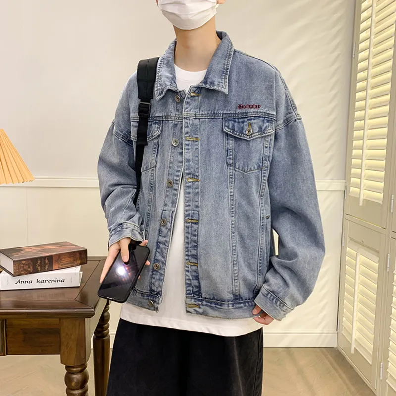 BOTH PLAY Denim Jackets Unisex-11