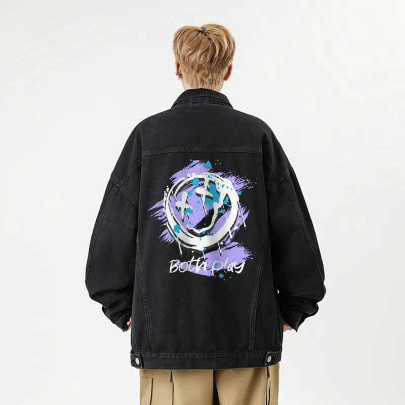 BOTH PLAY Denim Jackets Unisex-4