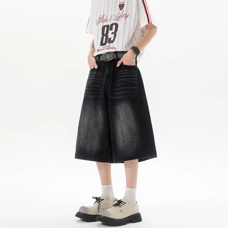 BOTH PLAY Denim Shorts Unisex-3