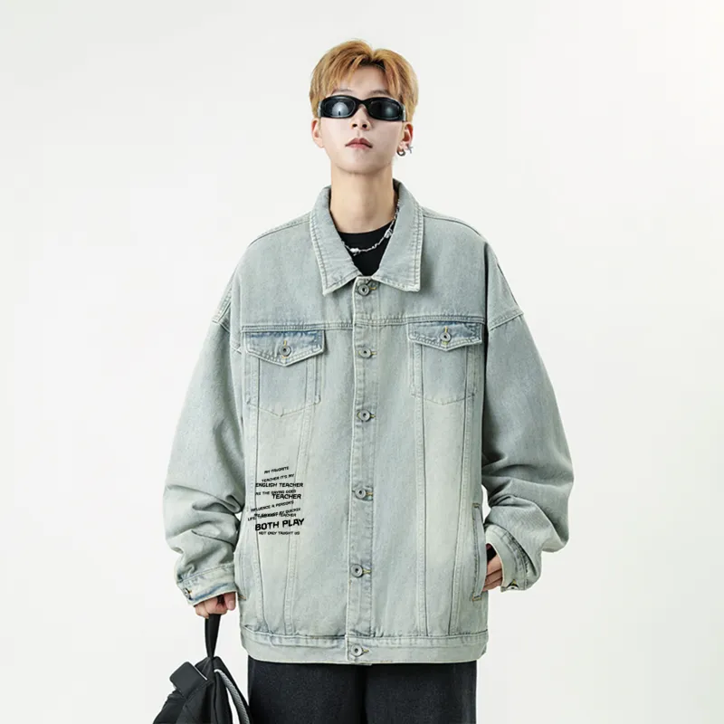 BOTH PLAY Denim Jackets Unisex-18