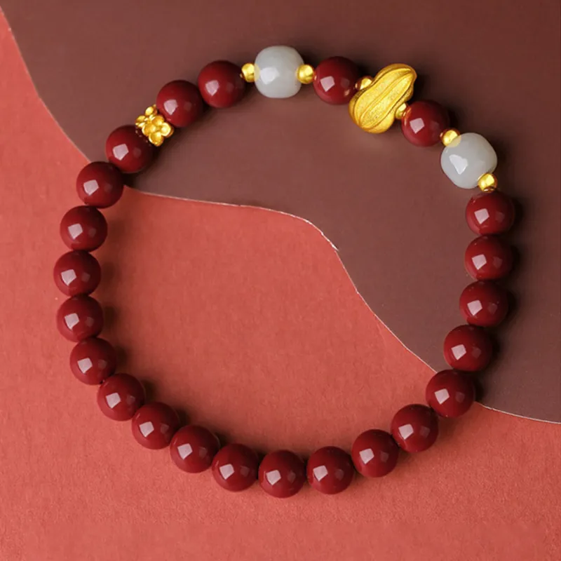 Love Jewelry Bracelets Pale Greenish White Jade Unisex-2