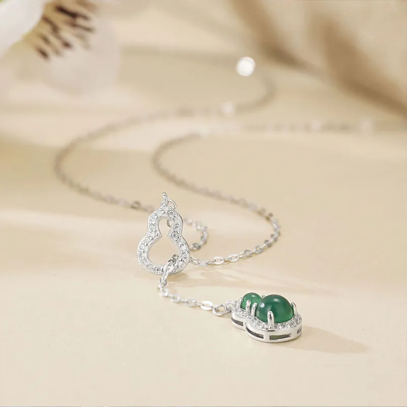 Love Jewelry Chalcedony Necklaces Women's-5