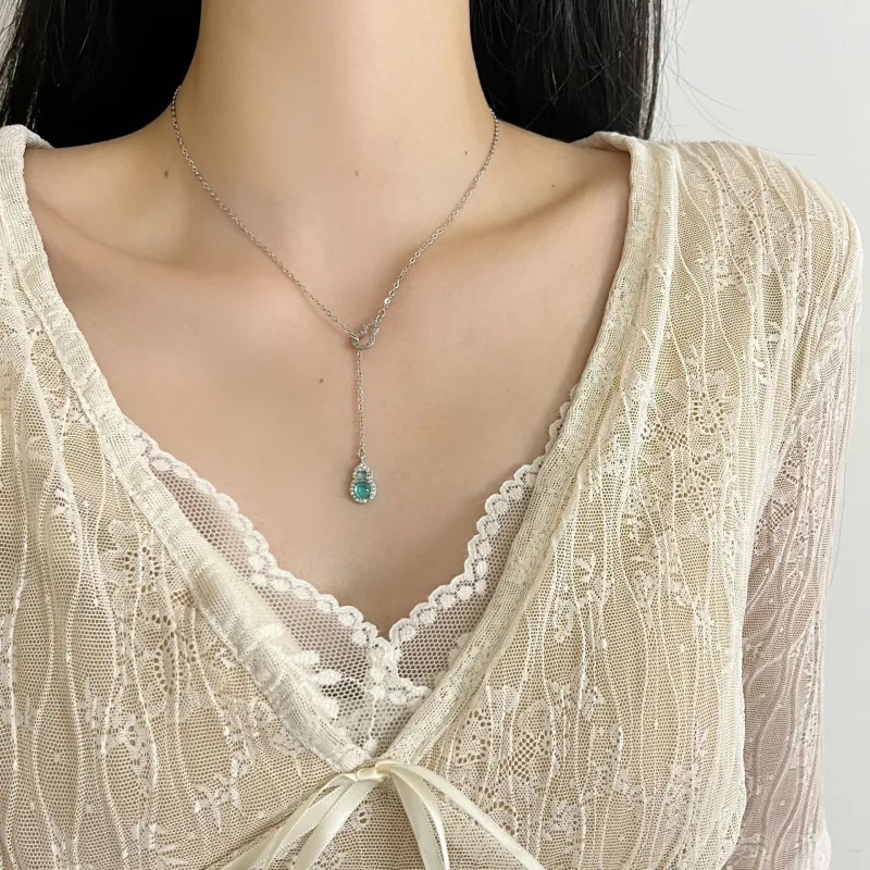 Love Jewelry Chalcedony Necklaces Women's-1