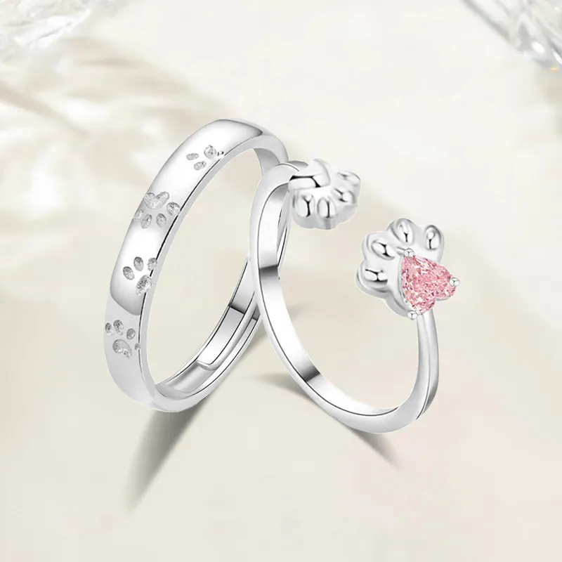Love Jewelry S999 Fine Silver Rings Unisex-3