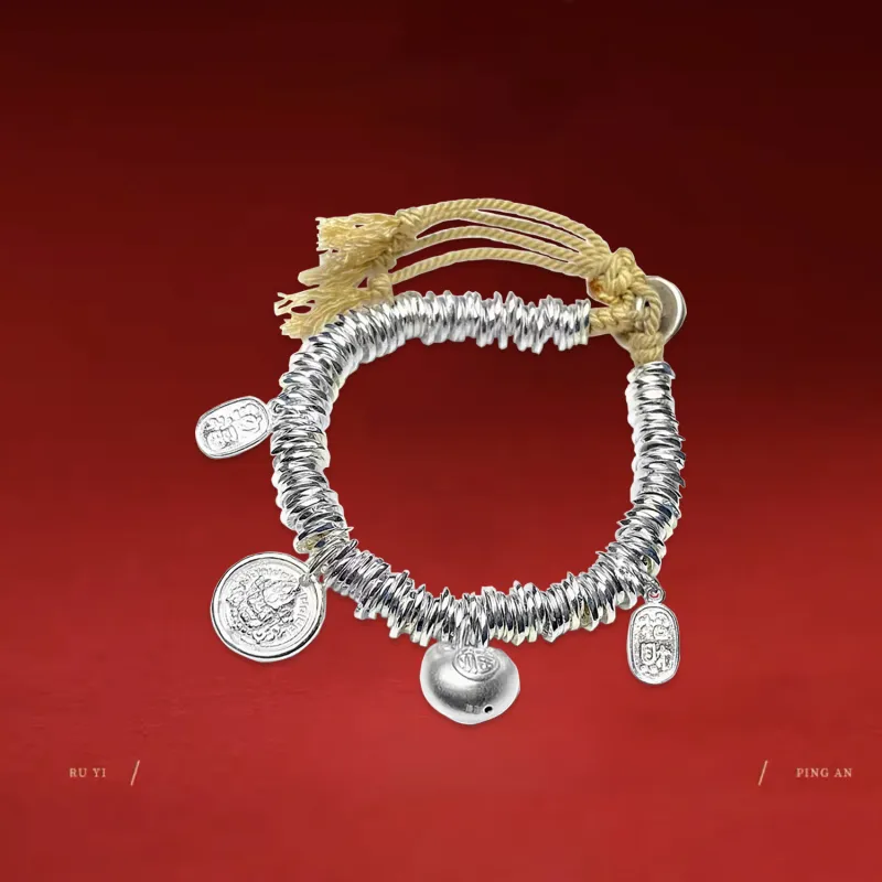 Love Jewelry 999 Fine Silver Bracelets Unisex-1