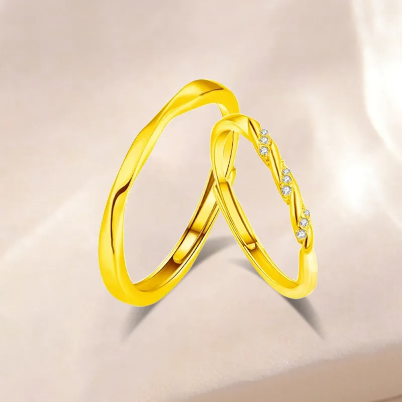 Love Jewelry 999 Fine Silver Rings Unisex-3