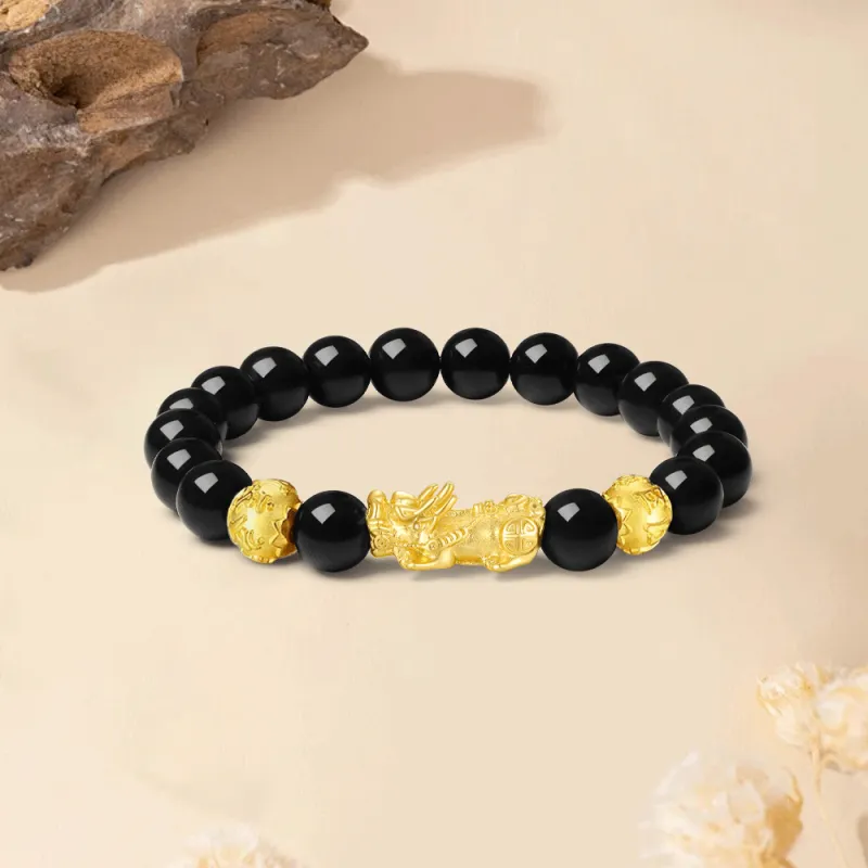 Love Jewelry Obsidian Jade Bracelets Unisex-5