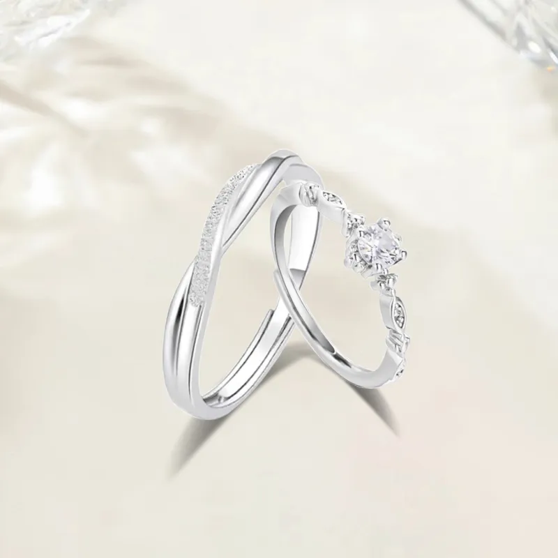 Love Jewelry 999 Fine Silver Rings Unisex-6
