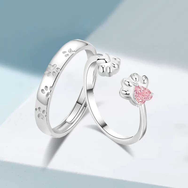 Love Jewelry S999 Fine Silver Rings Unisex-4
