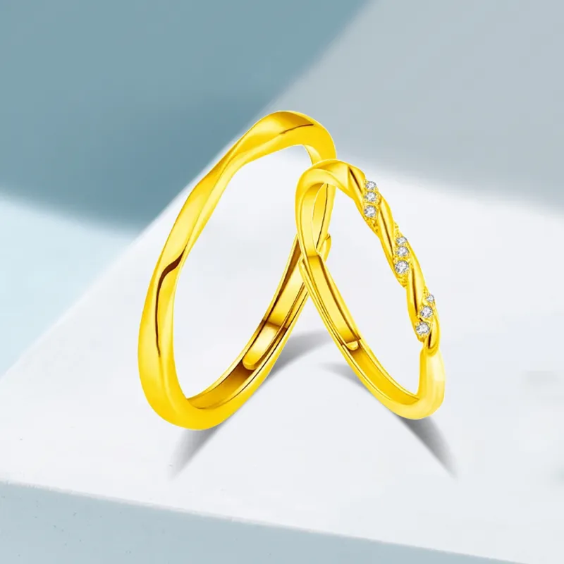 Love Jewelry 999 Fine Silver Rings Unisex-5