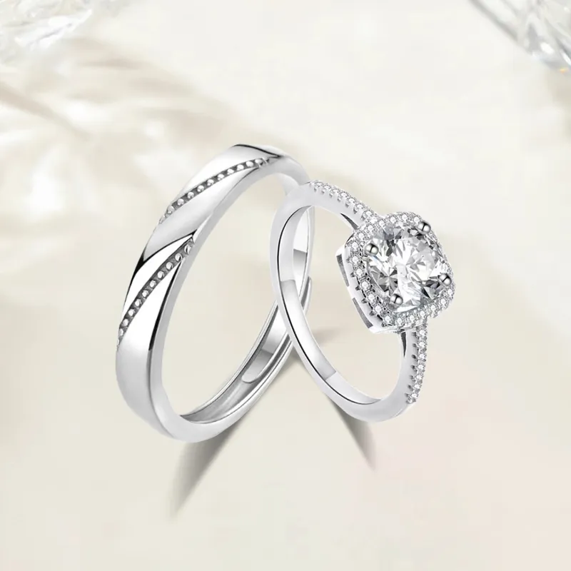 Love Jewelry 925 Sterling Silver Rings Unisex-4