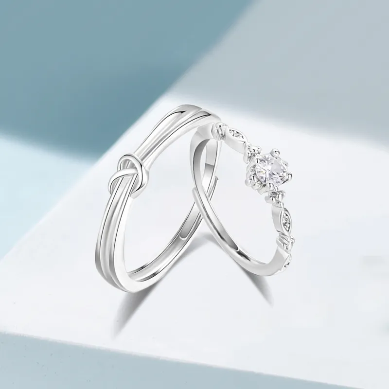 Love Jewelry 999 Fine Silver Rings Unisex-4