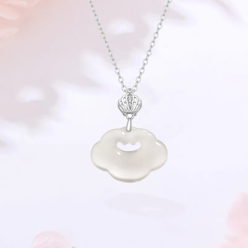 Love Jewelry Chalcedony Necklaces Unisex-1