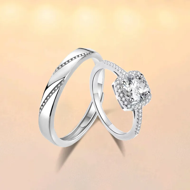 Love Jewelry 925 Sterling Silver Rings Unisex-2