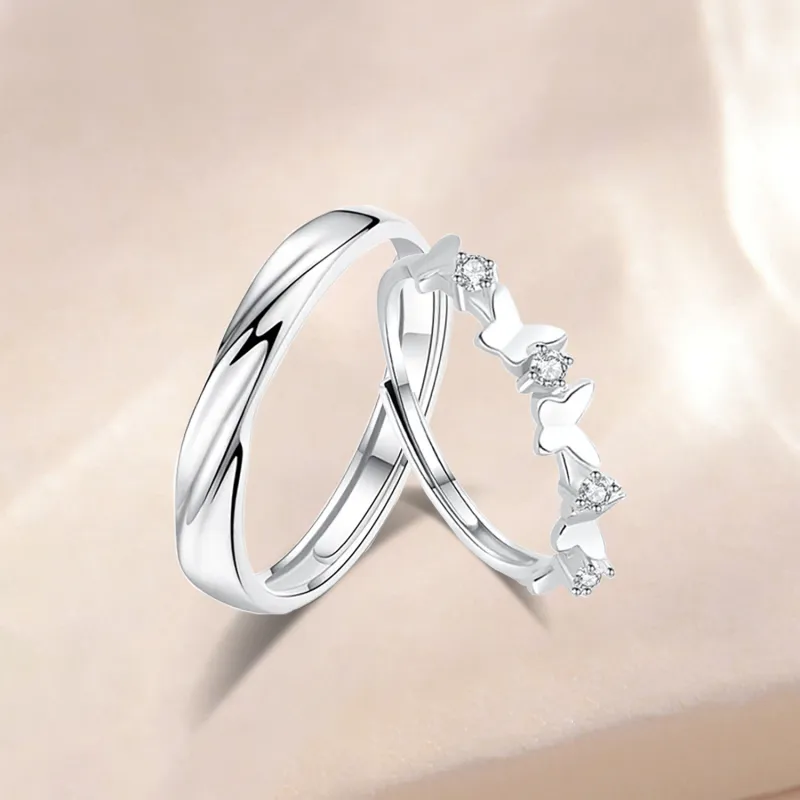 Love Jewelry 999 Fine Silver Rings Unisex-3