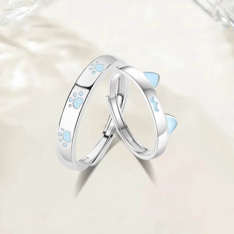 Love Jewelry 999 Fine Silver Rings Unisex-5