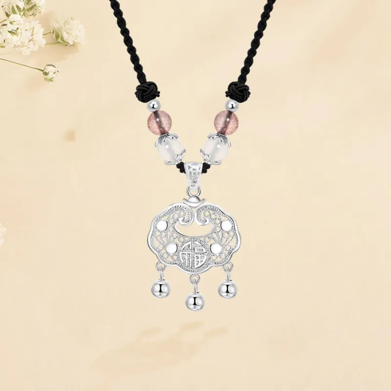 Love Jewelry 999 Fine Silver Necklaces Unisex-4