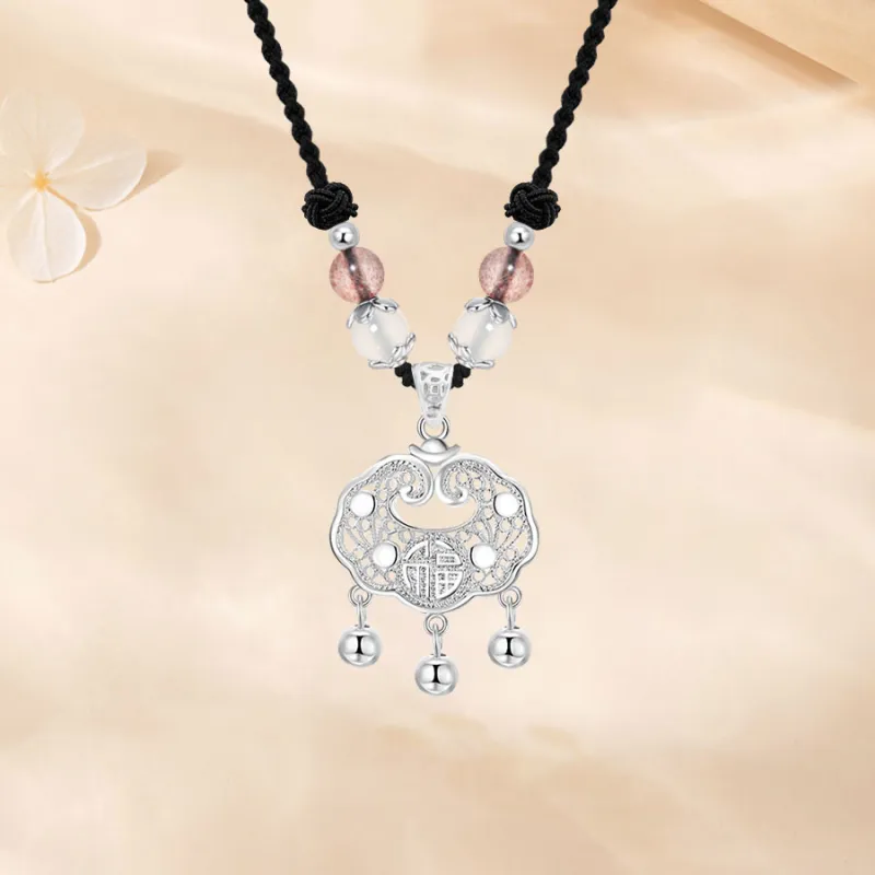 Love Jewelry 999 Fine Silver Necklaces Unisex-2