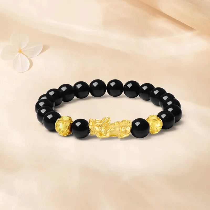 Love Jewelry Obsidian Jade Bracelets Unisex-4