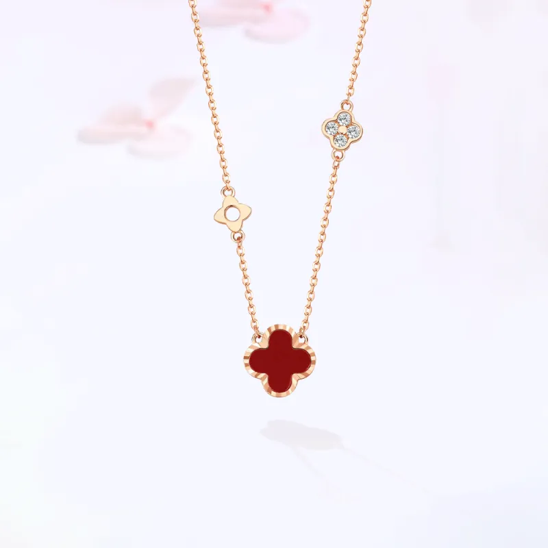 Love Jewelry Agate Necklaces Unisex-3