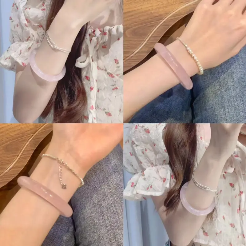 Love Jewelry Chalcedony Bangles Women's-1