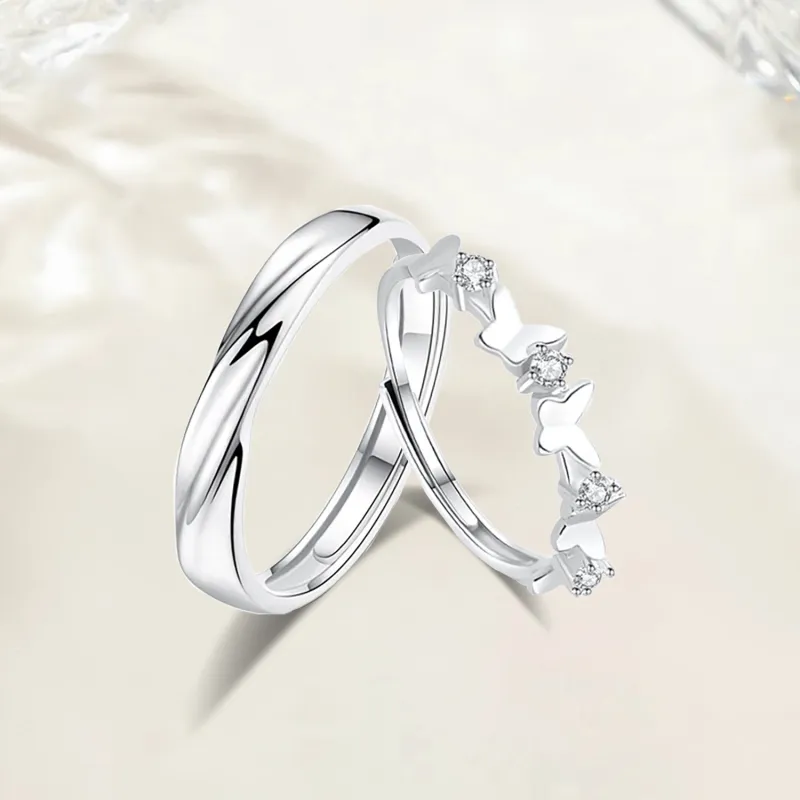 Love Jewelry 999 Fine Silver Rings Unisex-6