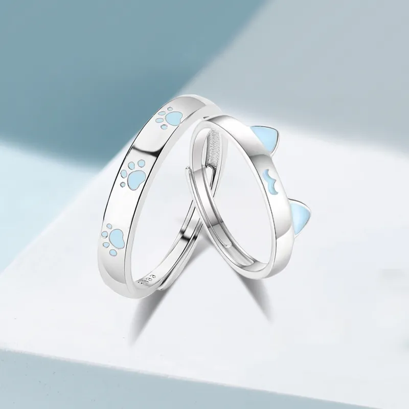 Love Jewelry 999 Fine Silver Rings Unisex-4