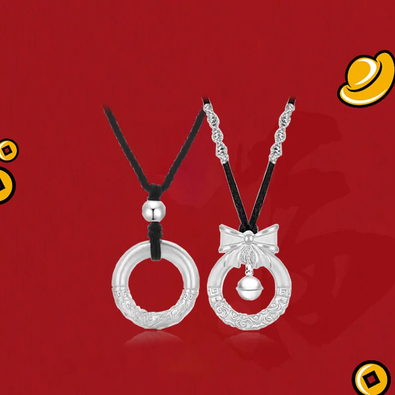 Love Jewelry 999 Fine Silver Necklaces Unisex-4