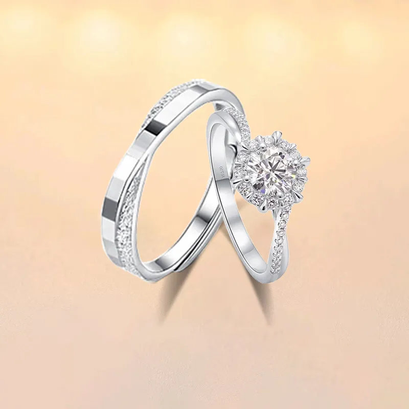 Love Jewelry 999 Fine Silver Rings Unisex-6