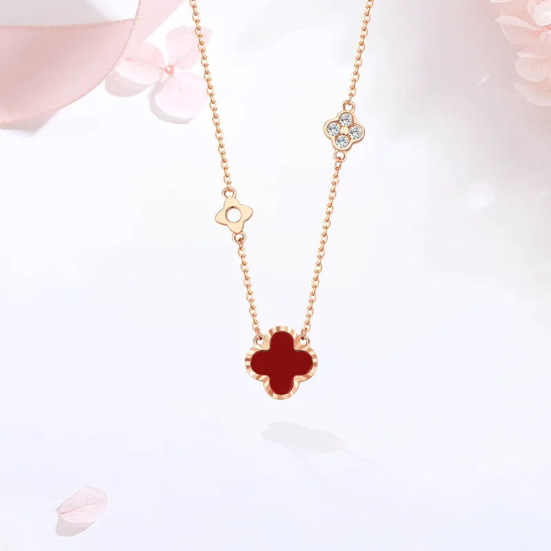 Love Jewelry Agate Necklaces Unisex-1