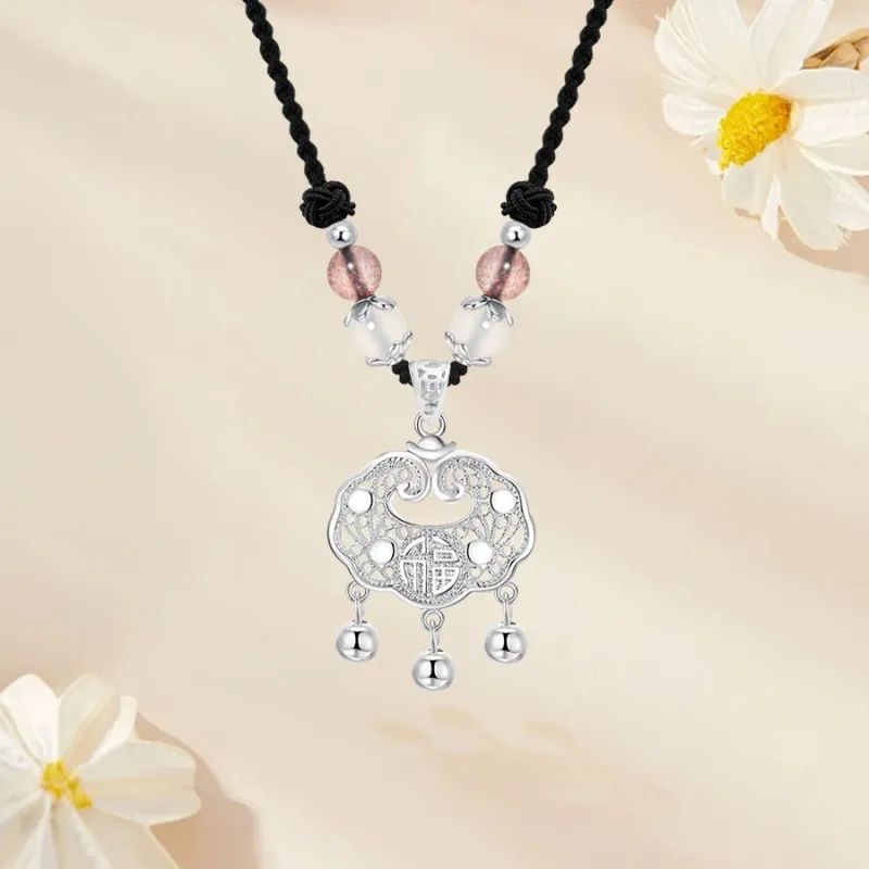 Love Jewelry 999 Fine Silver Necklaces Unisex-3