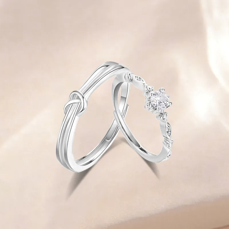 Love Jewelry 999 Fine Silver Rings Unisex-2