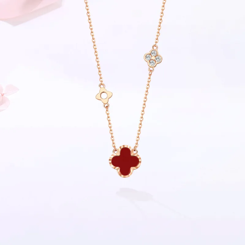 Love Jewelry Agate Necklaces Unisex-2