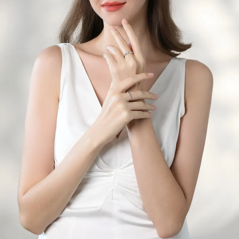 Love Jewelry Sterling Silver Rings Unisex-1
