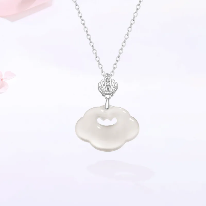 Love Jewelry Chalcedony Necklaces Unisex-4