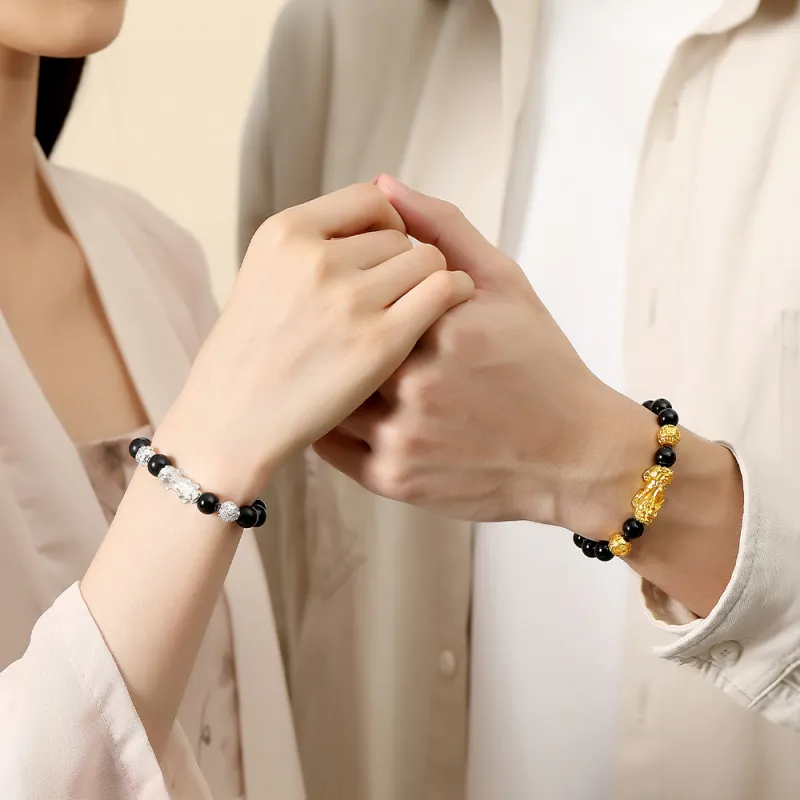 Love Jewelry Obsidian Jade Bracelets Unisex-1