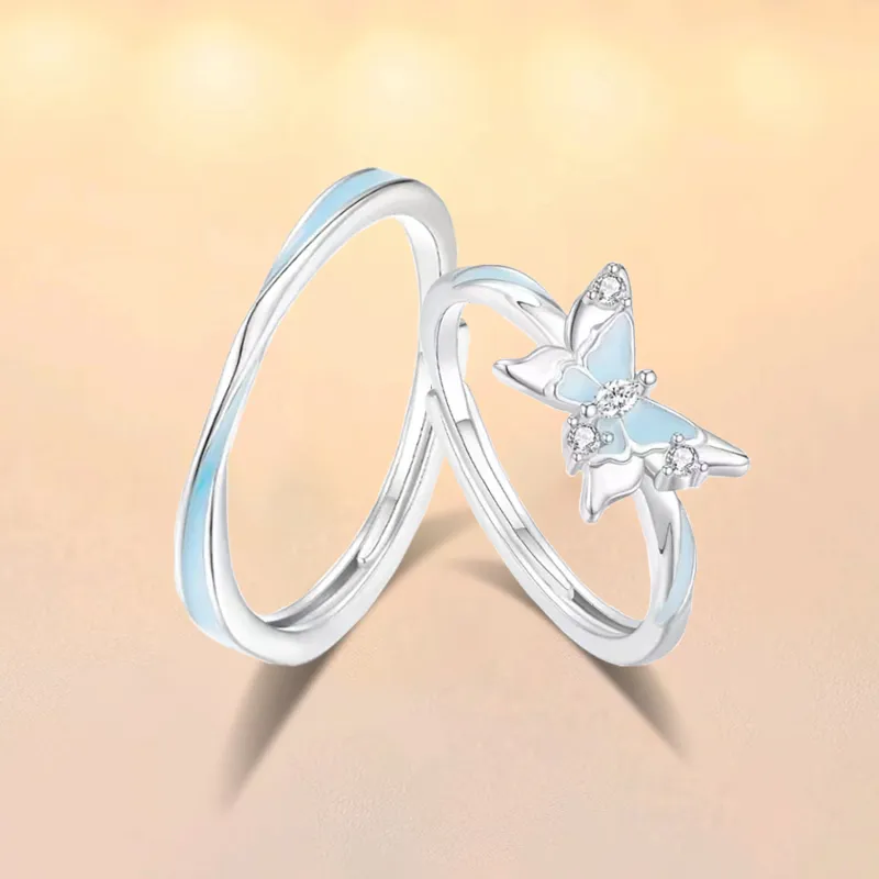 Love Jewelry 925 Sterling Silver Rings Unisex-6
