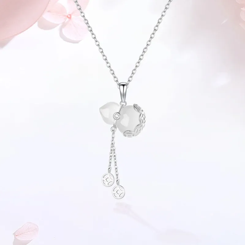 Love Jewelry Chalcedony Necklaces Unisex-3
